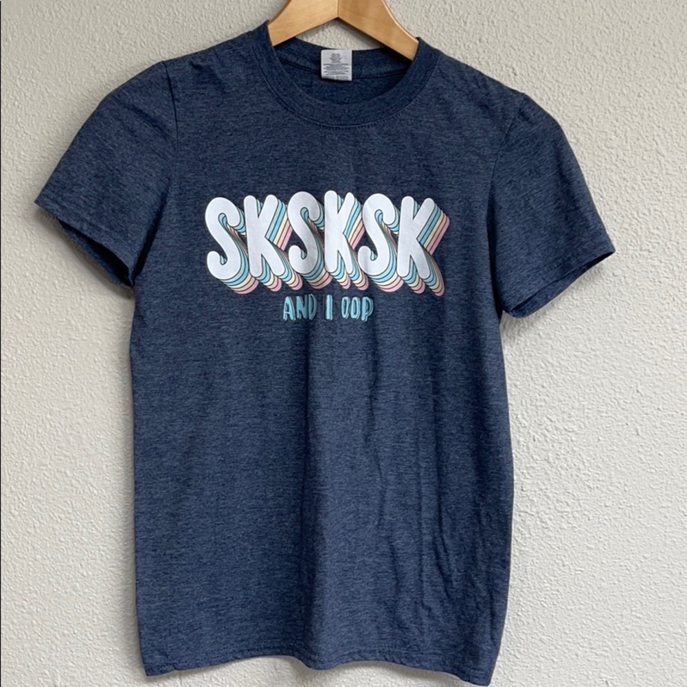 Girls Visco “SkskSk And I Oop” tee size 10/12